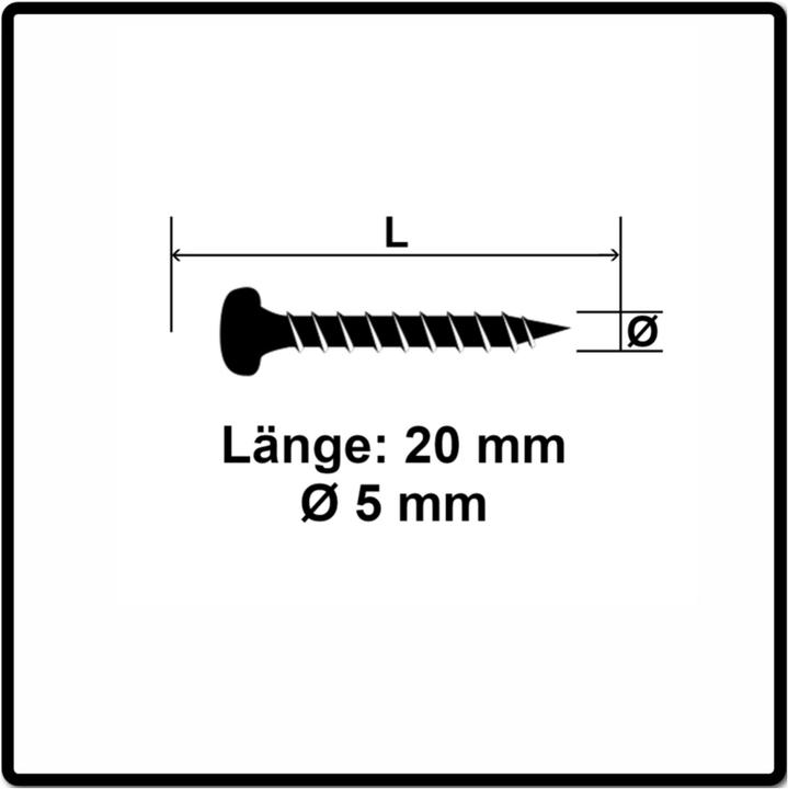 Immagine prodotto Fischer PowerFast II 5.0x20 PH TX VG blvz 200 (200 Viti per pezzo)