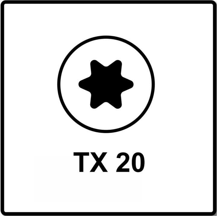 Image du produit Fischer Vis pour panneaux de particules Power-Fast II FPF II 4,5x40 mm - 200 pièces (670268) tête fr (200 Vis par pièce)