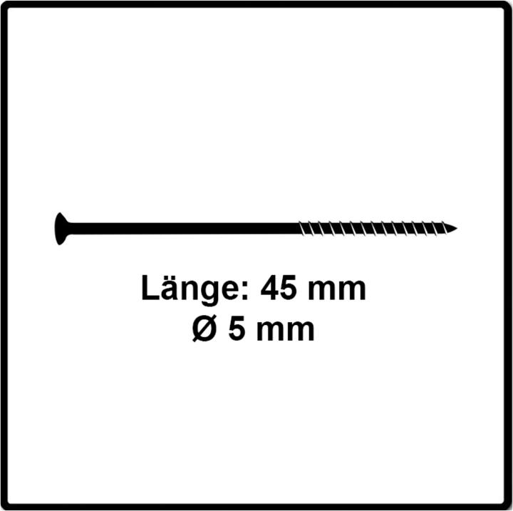 Actual product image Fischer Power-Fast II FPF II chipboard screw 5,0x45 mm 200 pieces ( 670374 ) countersunk head with Torx Te (200 Screws per piece)