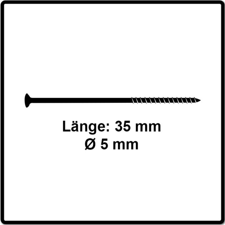 Actual product image Fischer PowerFast II 5.0x35 SK TX TG blvz 200 (1 Screws per piece)