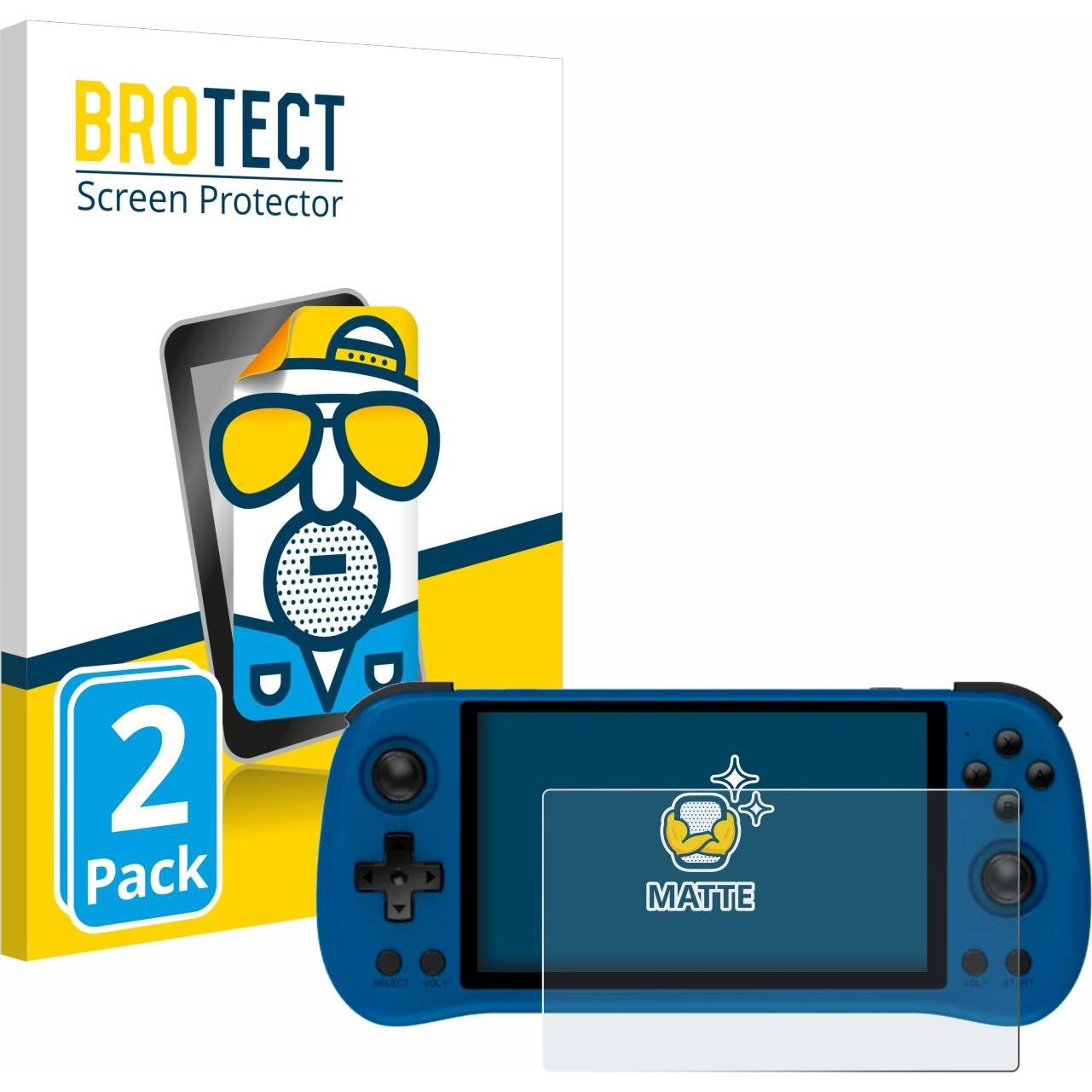 BROTECT Entspiegelungs-Schutzfolie Displayschutz Matt (2 Stück, X55), Tablet Schutzfolie
