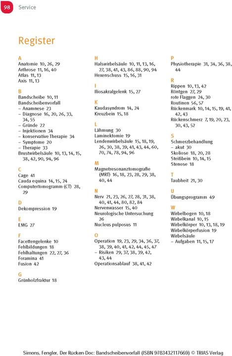 Produktbild Der Rücken-Doc: Bandscheibenvorfall (Deutsch, Arndt Fengler, Patrick Simons, 2023)