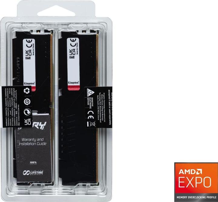 Actual product image Kingston Fury Beast (2 x 16GB, 5600 MHz, DDR5-RAM, DIMM)