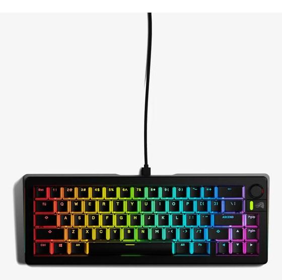 Produktbild Glorious GMMK 3 100 % Custom Gaming-Tastatur - Pre-Built, ANSI (US), Fox Switches, schwarz (Kabelgebunden)