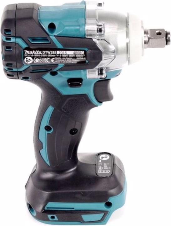 Actual product image Makita DTW 285 RG Battery impact wrench 18 V 280 Nm 1/2" Brushless + 2x battery 6.0 Ah + charger (Rechargeable battery operated)