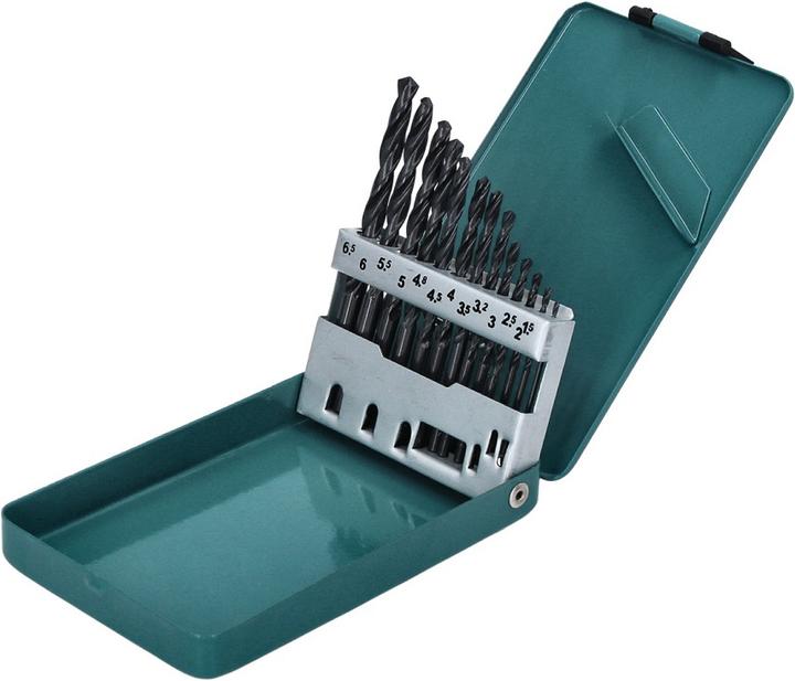 Immagine prodotto Makita D-54075 HSS-R Set di 13 Punte per foratura in Metallo - DIN 338 118° (2,0 mm)