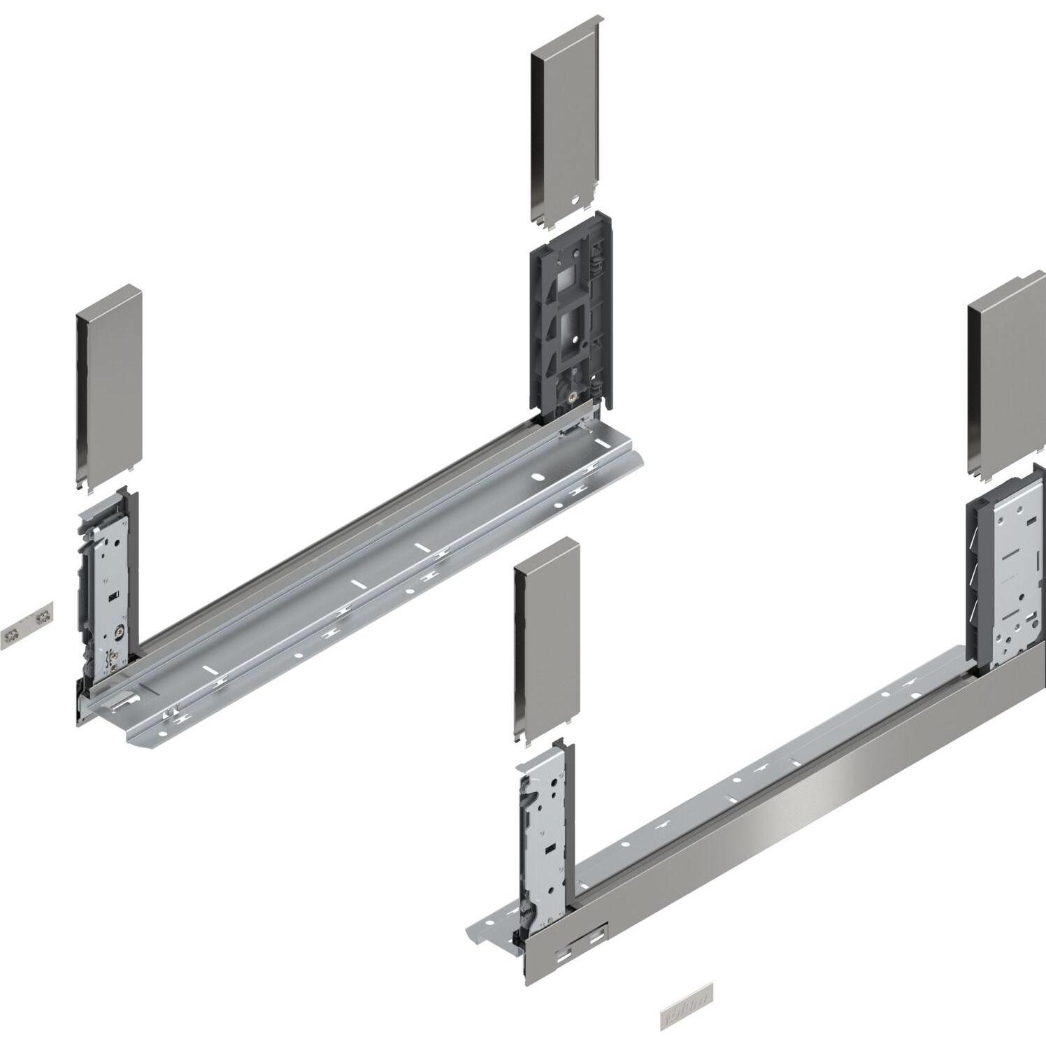 Blum, Schubladenauszüge, Legrabox free H C Schubladensystem 70kg 450mm TipOn Vollauszug inox