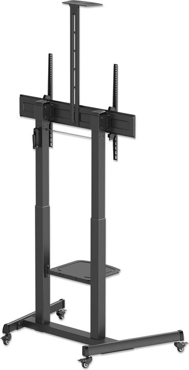 Actual product image Manhattan Multimedia TV-Ständer auf Rollen, werkzeuglos höhenverstellbar, für 60" bis 120" Grossbildschirme (120 kg, 60" - 120")