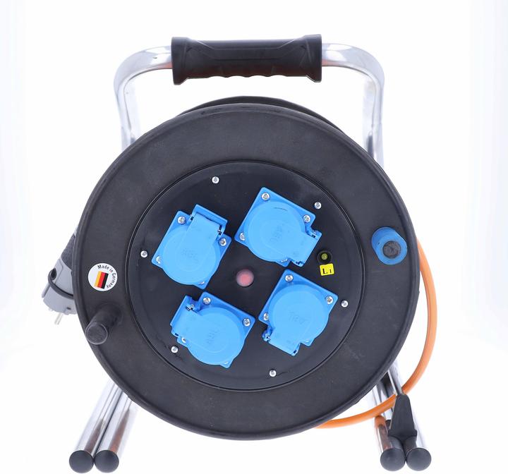 Image du produit As - Schwabe as-Schwabe Enrouleur de câble en caoutchouc plein blindé 50,0 m (50 m, 1.50 mm²² mm)