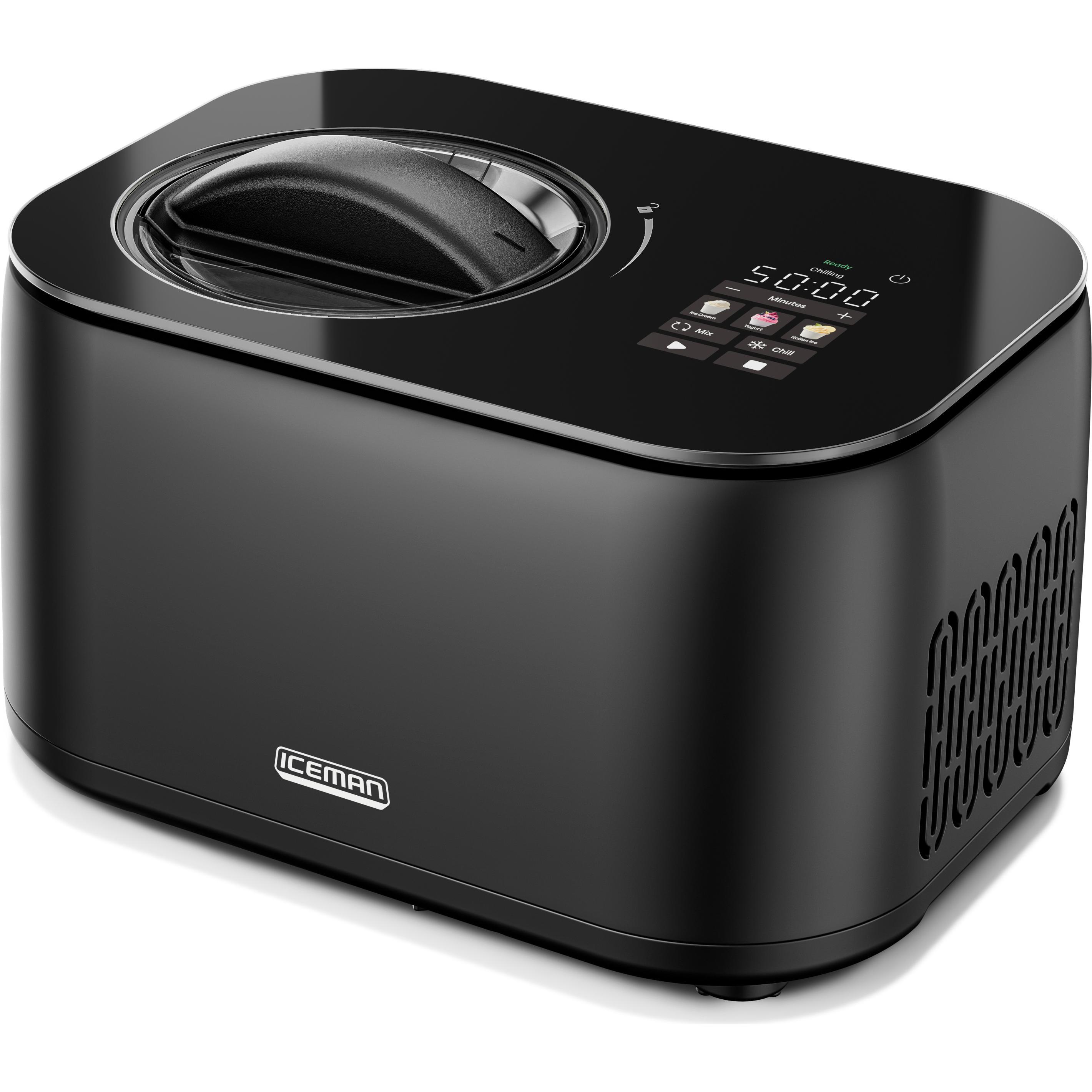 Iceman Trio, Macchine per il gelato + fabbricatori di ghiaccio, Nero