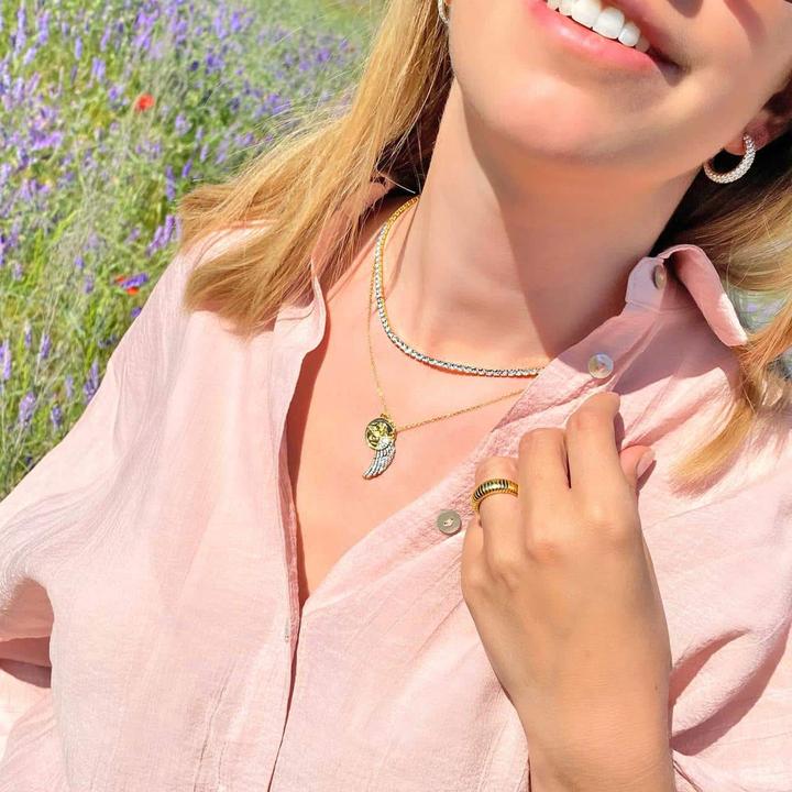 Produktbild Candy Ring Sofian, 925 Sterling Silber, vergoldet (56, 925 Silber)