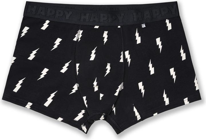 Image du produit Happy Socks 3-Pack Black and White Short Boxers (L, Lot de 3)