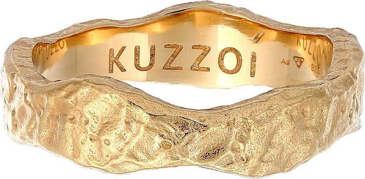 Immagine prodotto Kuzzoi Anello Uomo Anello a fascia Struttura organica Argento 925 (66, 925 Argento)