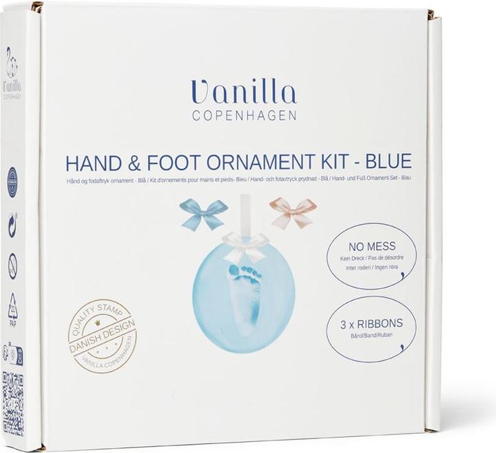 Copenhagen Vanilla - Hand & Foot Clay Kit - Blue - Ø11 cm