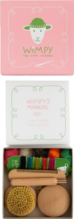 Produktbild Foekje Fleur Wollflick-Set «Wimpy the Wool Wizard»