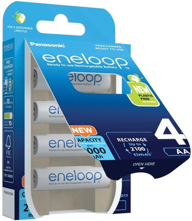 Produktbild Panasonic Eneloop (4 Stk., AA, 2000 mAh)