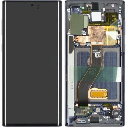 Samsung Galaxy Note 10 Display Black (Display, Galaxy Note 10), Mobilgerät Ersatzteile, Schwarz