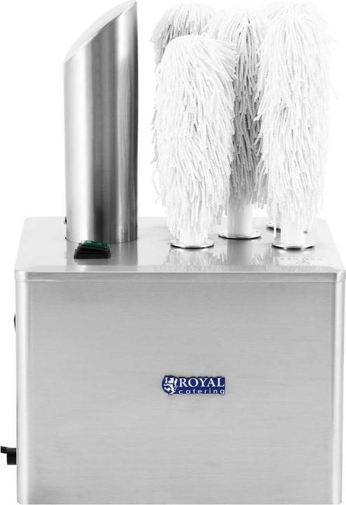 Produktbild Royal Catering Gläserpoliermaschine Gastronomie 5 Polierköpfe 330 Gläser/h 1320 W (1320 W)