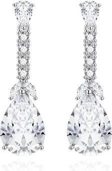 Image du produit Agato - Unmissable silver earrings with zircons AGT-E087PW