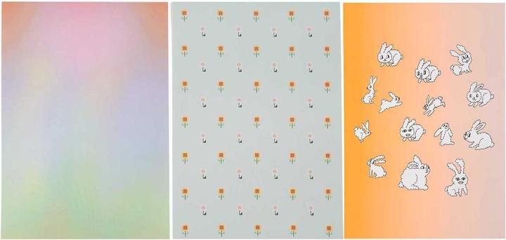 Produktbild Rico Design Bastelpapier-Block "Flower Power" (270 g/m², 24x)