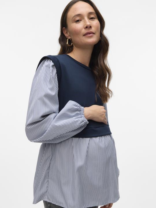 Actual product image Mamalicious Regular fit Round neck Wide sleeves Top blouse (XS)