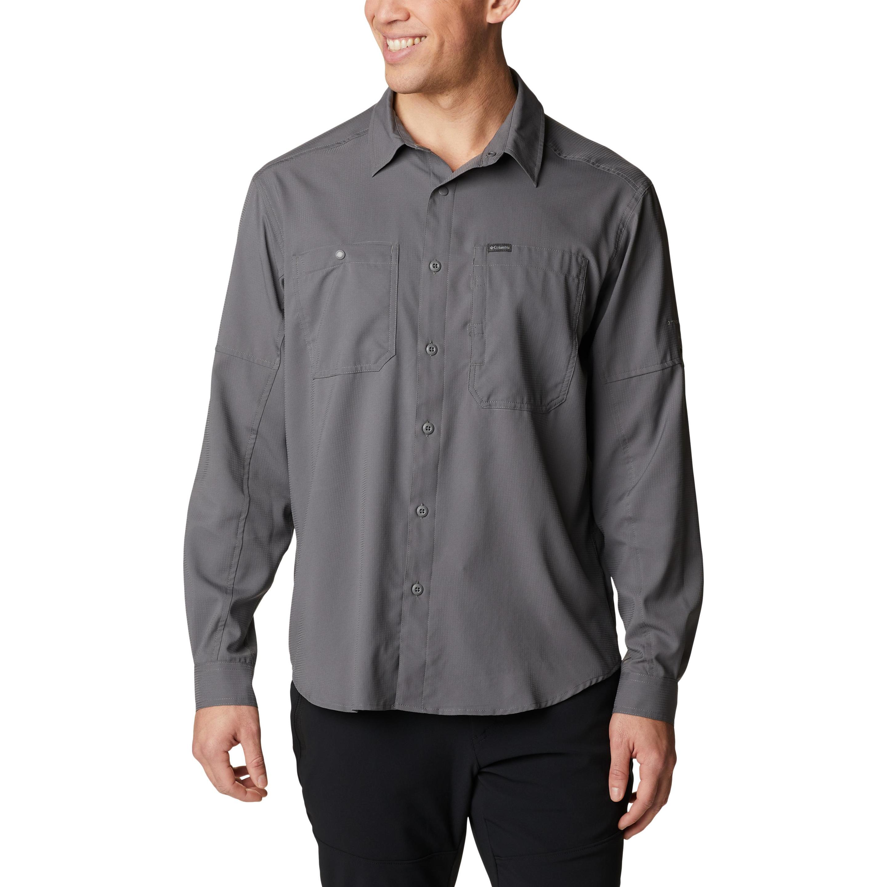 Columbia, Herren, Hemd, Silver Ridge™ Utility Lite Long Sleeve, Grau, (S)