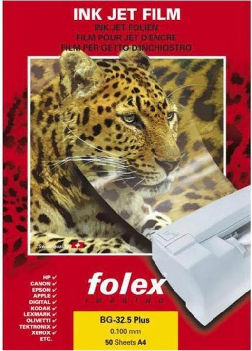 Folex Projektionsfolien BG-32 Plus (0.10 g/m², 50 x)
