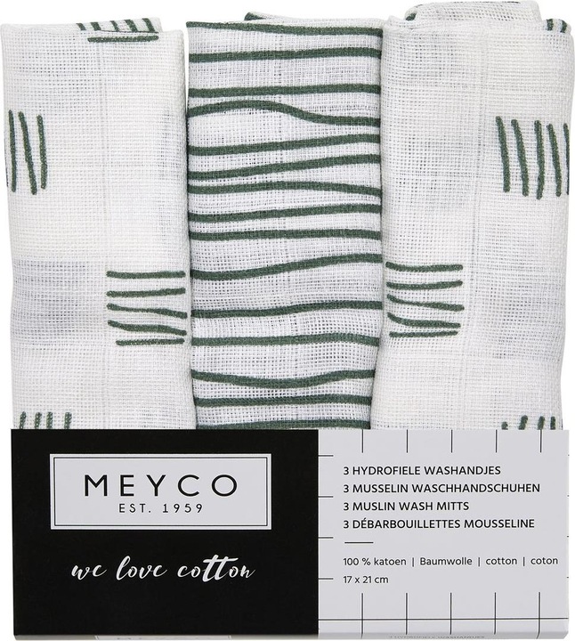 Actual product image Meyco Muslin washcloths