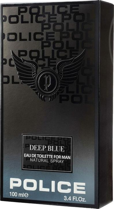Actual product image Police Deep Blue by Eau de Toilette Spray 100 ml (Eau de toilette, 100 ml)