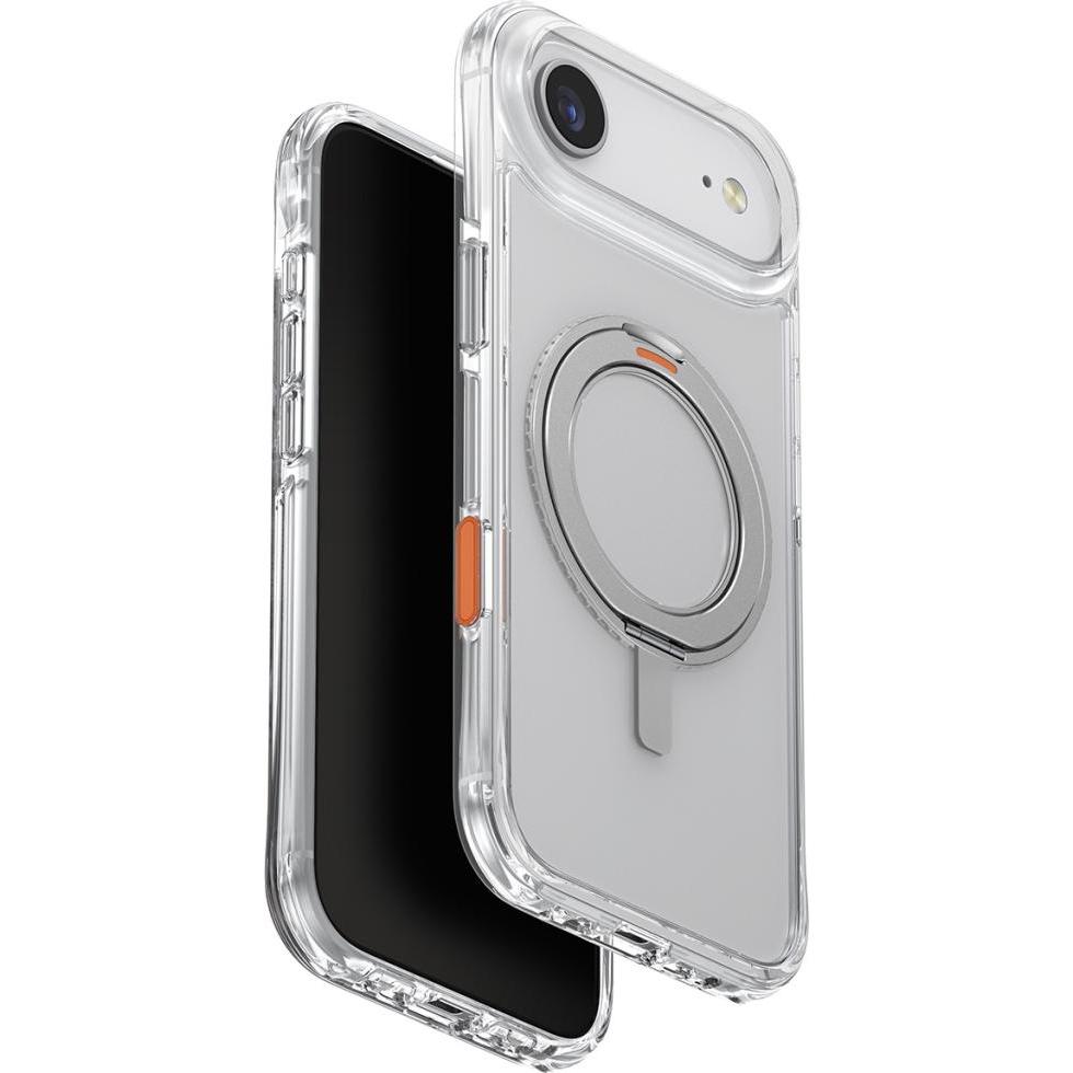 Uniq Swivix Case for iPhone Air 360 Rotating Kickstand Transparent (Apple iPhone Air), Cover smartphone, Trasparente