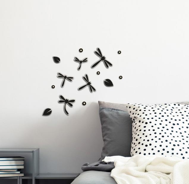 Produktbild Crearreda Foam Wall Sticker 15x31 cm Dragonflies (15 x 31 cm)