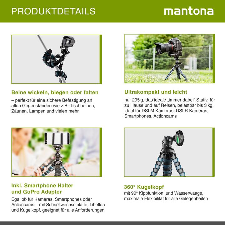 Actual product image mantona ArmadilloDSLR/gray (Plastic)