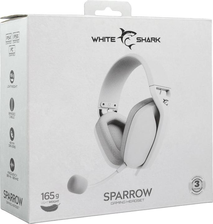 Actual product image White Shark Shark GH-2443 Sparrow White (Cable)