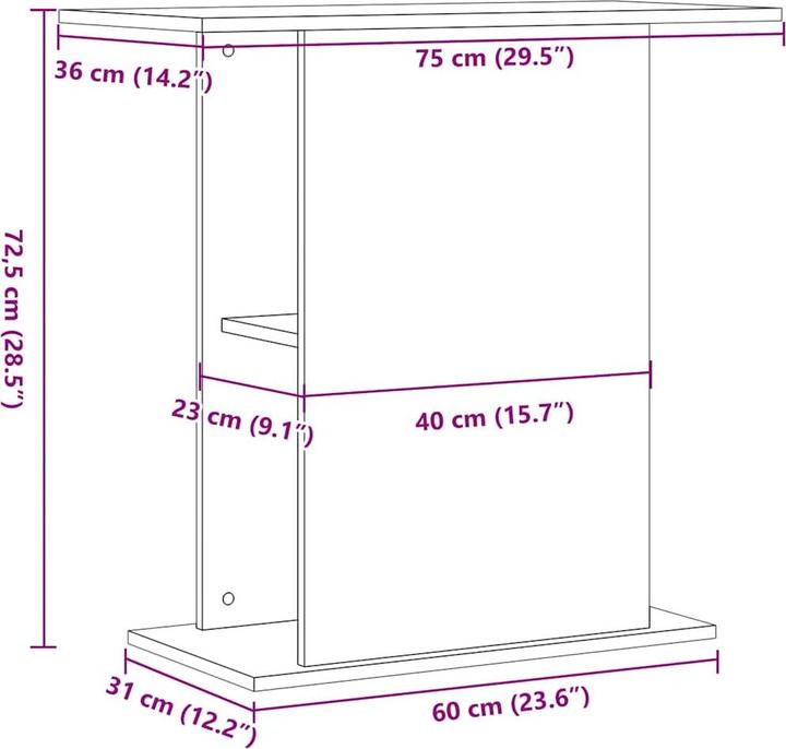 Immagine prodotto vidaXL Supporto per acquario