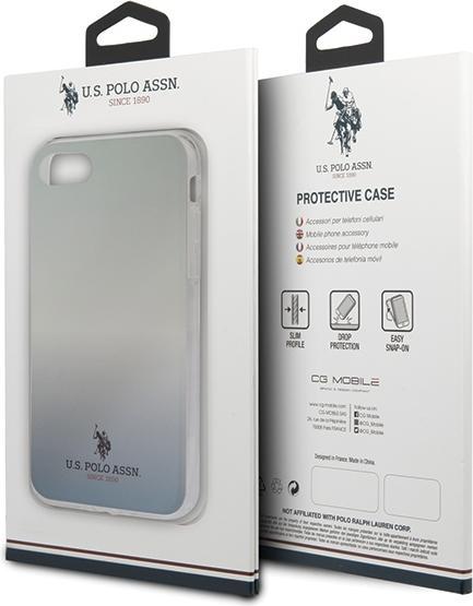 Produktbild U.S. Polo US Polo USHCI8TRDGLB iPhone 7/8 / SE 2020 Blue / Blue Gradient Pattern Collection (Apple iPhone 7, Apple iPhone 8, Apple iPhone SE)
