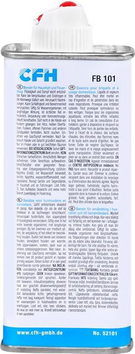 Productafbeelding CFH Huishoudbenzine 133 ml 52101