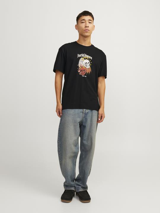 Produktbild Jack & Jones Jorseven Skull Tee Ss Crew Neck Sn (L)