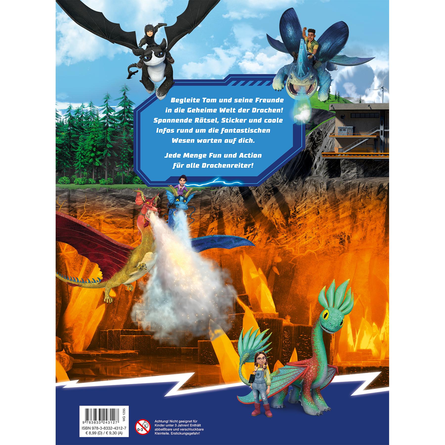 Thumbnail - Dragons Die 9 Welten Superstarker Sticker- und Malspass, Kinderbücher von Panini