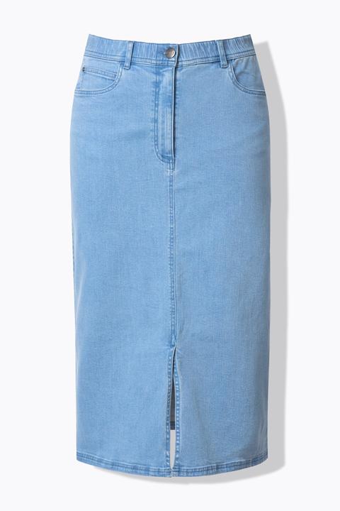 Produktbild Ulla Popken Jeansrock, Saumschlitz (44)