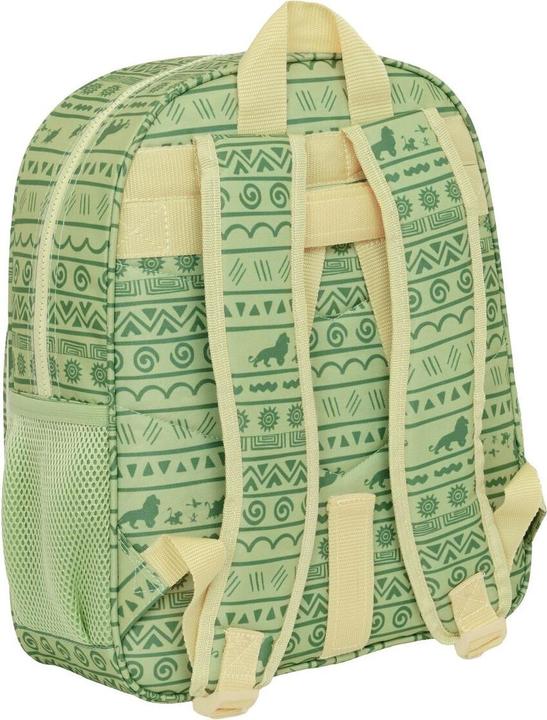 Actual product image The Lion King School rucksack Mufasa green Beige 32 x 38 x 12 cm
