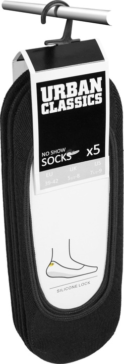 Produktbild Urban Classics Invisible Socks 5-Pack (5er Pack, 43 - 46)
