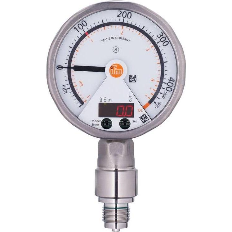 IFM Drucksensor 1 St. PG2435 -100 kPa bis 400 M12 1Öffner 1 Schliesser, Modulo elettronico