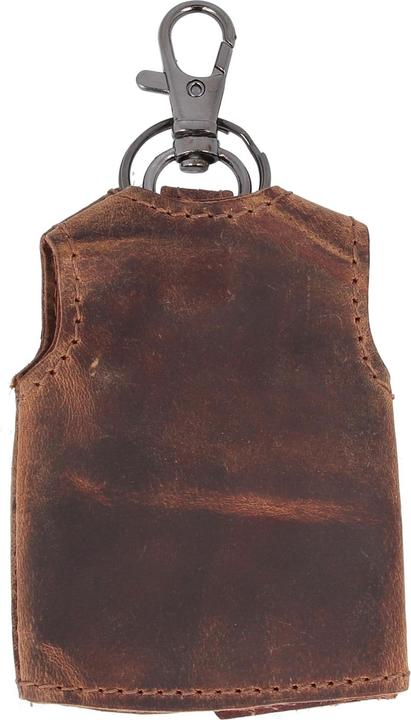Actual product image Greenland Nature Montana leather key case 6 cm