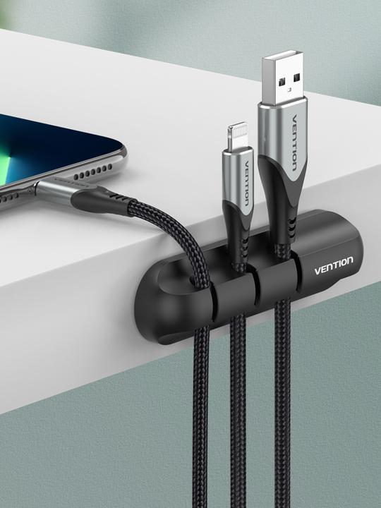 Immagine prodotto Vention Cable Manager KBTB0 per computer desktop con 3 porte, nero