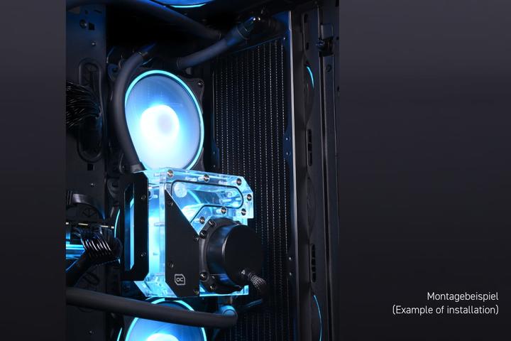 Image du produit Alphacool Réservoir de compensation Rise Flat Reservoir DDC avec pompe