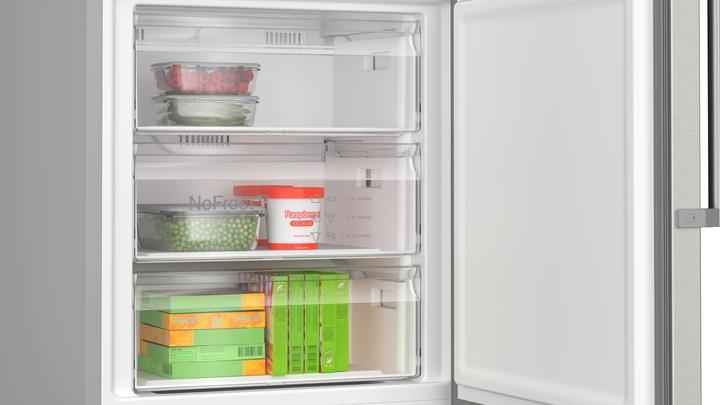 Produktbild Bosch Hausgeräte 6 Serie KGN49AICT Kühl-Gefrierkombination Freie Aufstellung 440 L C Edelstahl (440 l)