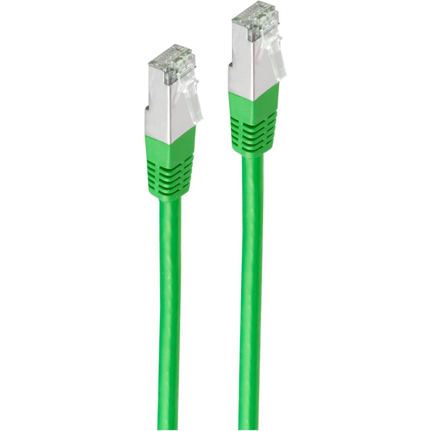 Shiverpeaks BS75213-G Netzwerkkabel Grün 3 m Cat5e SF/UTP (S-FTP) (SF/UTP, CAT5e, 3 m), Netzwerkkabel
