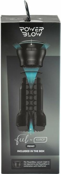Actual product image Kiiroo Feel Pocket Stroker Crystal + PowerBlow Combo