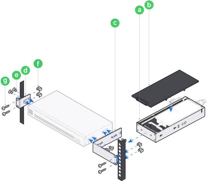 Produktbild Ubiquiti Montagekit UACC-PRO-MAX-16-RM für USW-PRO-MAX-16/POE (Montage-Kit)