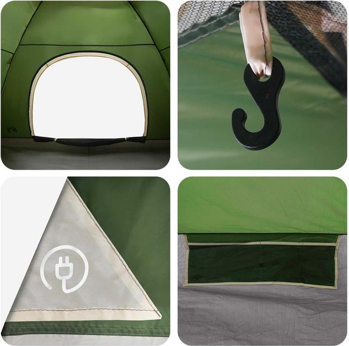 Produktbild vidaXL Campingzelt (3.15 kg, 4 Personen)
